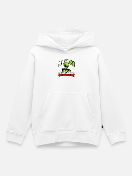 Area 51 – Geschlossene Gesellschaft - Kinder Premium Organic Hoodie - Weiß