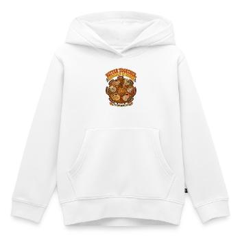 Zusammen schmeckt's am besten - Kinder Premium Organic Hoodie - Weiß - Vorne - AI Model Kid Female (0cm)