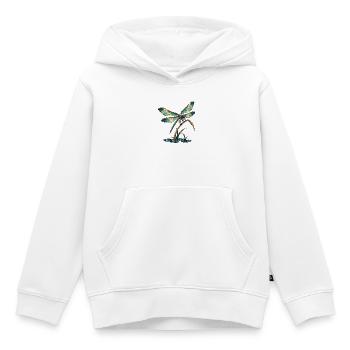 Libelle über stillem Wasser - Kinder Premium Organic Hoodie - Weiß - Vorne - AI Model Kid Female (0cm)
