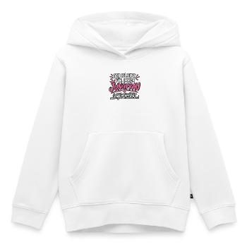 Ich bleibe für immer Jungfrau Vorbild - Kinder Premium Organic Hoodie - Weiß - Vorne - AI Model Kid Female (0cm)