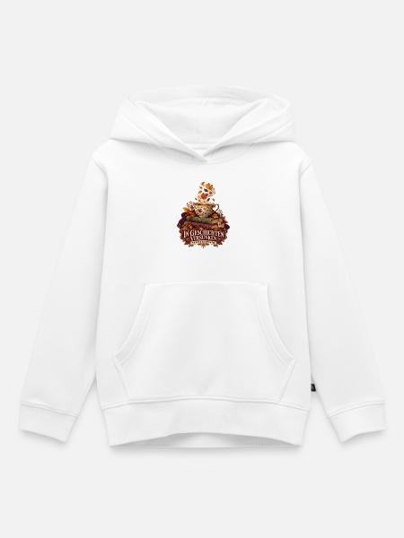 In Geschichten versunken - Kinder Premium Organic Hoodie - Weiß