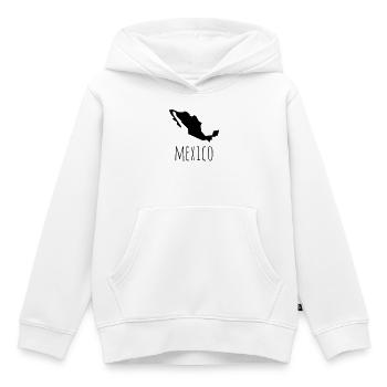 mexico - Sweat Premium à capuche enfant bio - blanc - Devant - AI Model Kid Female (0cm)