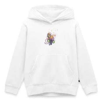 Colours of Music - Kinder Premium Organic Hoodie - Weiß - Vorne - AI Model Kid Female (0cm)