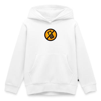 Hygiene Verlassenes Telefon - Kinder Premium Organic Hoodie - Weiß - Vorne - AI Model Kid Female (0cm)