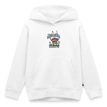 Bodensee - Kinder Premium Organic Hoodie - Weiß - Vorne - AI Model Kid Female (0cm)