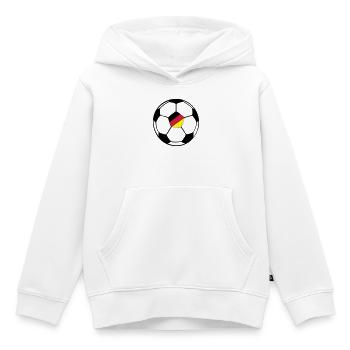 fussball deutschland - Kinder Premium Organic Hoodie - Weiß - Vorne - AI Model Kid Female (0cm)