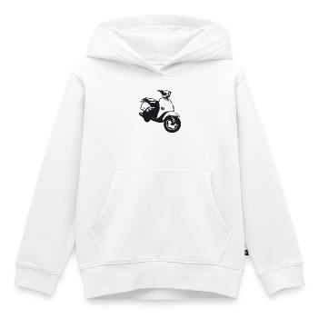 roller - Kinder Premium Organic Hoodie - Weiß - Vorne - AI Model Kid Female (0cm)