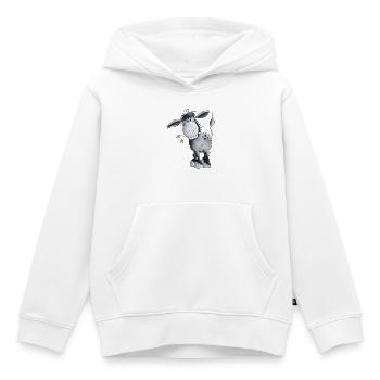 Knuffiger Esel - Kinder Premium Organic Hoodie - Weiß - Vorne - AI Model Kid Female (0cm)
