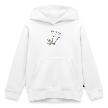 Herbes - Sweat Premium à capuche enfant bio - blanc - Devant - AI Model Kid Female (0cm)