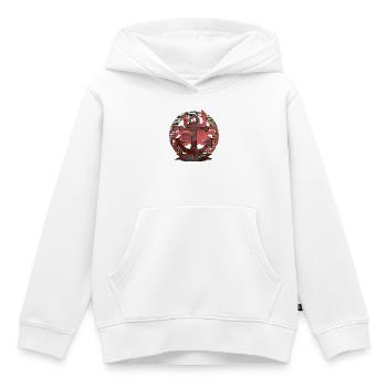 Le crabe de maritim - Sweat Premium à capuche enfant bio - blanc - Devant - AI Model Kid Female (0cm)