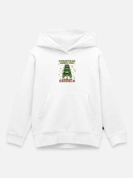 Weihnachten Gaming - Kinder Premium Organic Hoodie - Weiß