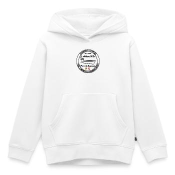 Logo Bunkering & supplying vessel Port of Antwerp - Kids Premium Organic Hoodie - white - Front - AI Model Kid Female (0cm)