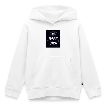 Game Over - Kinder Premium Organic Hoodie - Weiß - Vorne - AI Model Kid Female (0cm)