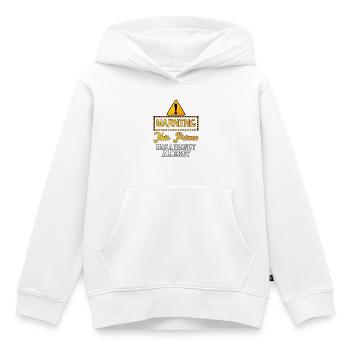 Dieser Prinz hat eine Erdnussallergie - Kinder Premium Organic Hoodie - Weiß - Vorne - AI Model Kid Female (0cm)