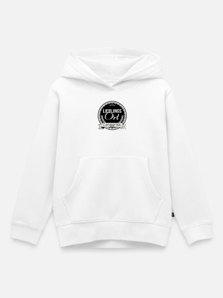 Lieblingsort Lenggries - Kinder Premium Organic Hoodie - Weiß