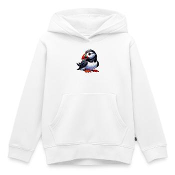 Papageitaucher - Kinder Premium Organic Hoodie - Weiß - Vorne - AI Model Kid Female (0cm)