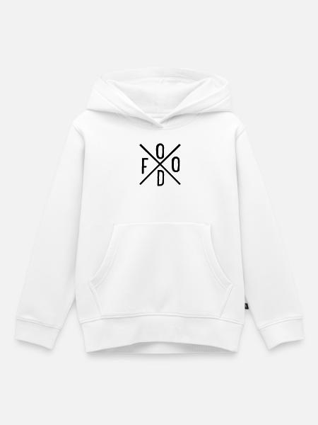 Food - Kinder Premium Organic Hoodie - Weiß
