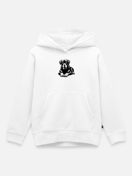 Rottweiler - Kinder Premium Organic Hoodie - Weiß