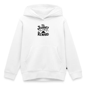 Der Weg ist das Ziel - Kinder Premium Organic Hoodie - Weiß - Vorne - AI Model Kid Female (0cm)