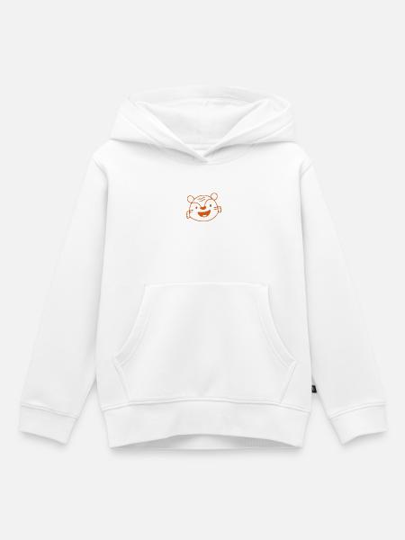 Mächtiger Tiger - Kinder Premium Organic Hoodie - Weiß