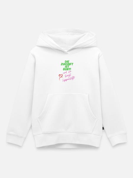 Zukunft - Kinder Premium Organic Hoodie - Weiß