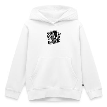 No victory without ambition - Kids Premium Organic Hoodie - white - Front - AI Model Kid Female (0cm)
