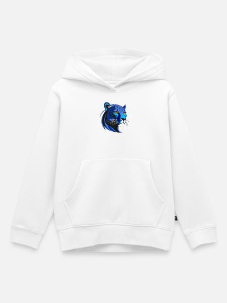 PANTER BLU - Kinder Premium Organic Hoodie - Weiß