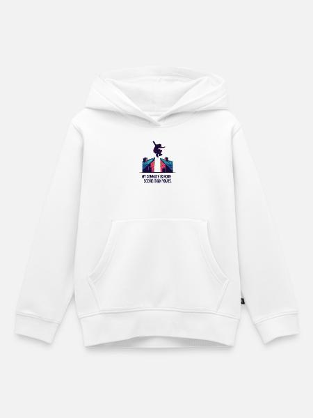 My Scenic Commute - Kinder Premium Organic Hoodie - Weiß