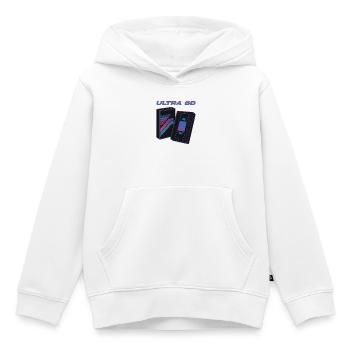 Ultra SD - Kinder Premium Organic Hoodie - Weiß - Vorne - AI Model Kid Female (0cm)