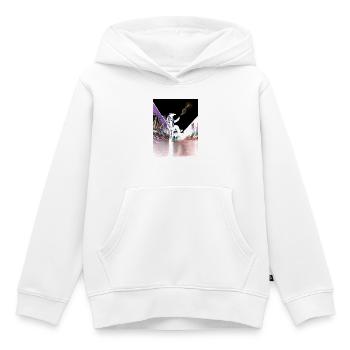 Blessolution "Balance" - Kinder Premium Organic Hoodie - Weiß - Vorne - AI Model Kid Female (0cm)