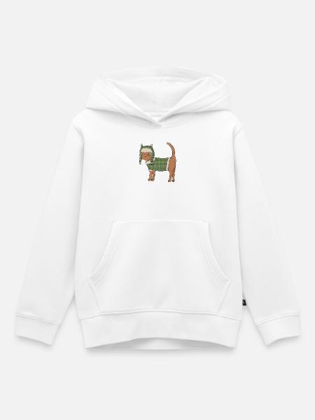 Chat-pka - Kinder Premium Organic Hoodie - Weiß