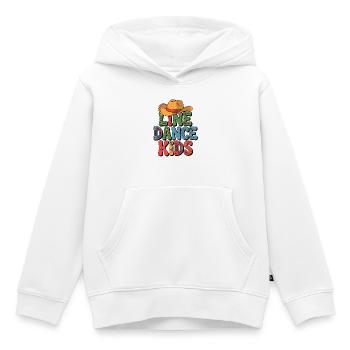 Line Dance Cowboy Hat Tanzfreude Kids - Kids Premium Organic Hoodie - white - Front - AI Model Kid Female (0cm)