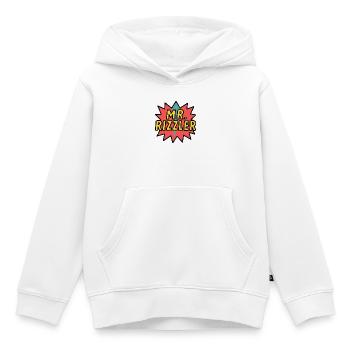 Herr Rizzler - Kinder Premium Organic Hoodie - Weiß - Vorne - AI Model Kid Female (0cm)