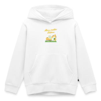 My First Easter – Bagger Baby & Kids Shirt - Kids Premium Organic Hoodie - white - Front - AI Model Kid Female (0cm)