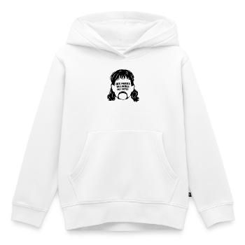 Pommes, Jeff, chtimi - Kinder Premium Organic Hoodie - Weiß - Vorne - AI Model Kid Female (0cm)