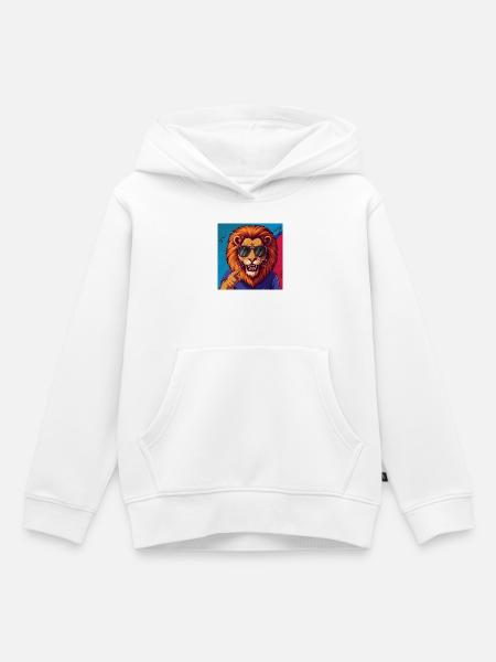 Frankensteen: The Deciding King - Kinder Premium Organic Hoodie - Weiß