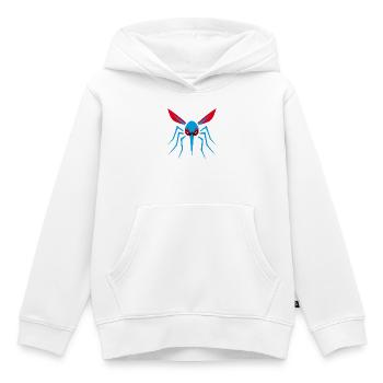 Moustique, Moustique, Insecte, Mal - Sweat Premium à capuche enfant bio - blanc - Devant - AI Model Kid Female (0cm)