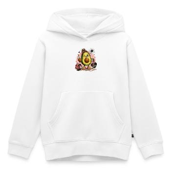 Kawaii Avocado Hot Mess - Kinder Premium Organic Hoodie - Weiß - Vorne - AI Model Kid Female (0cm)