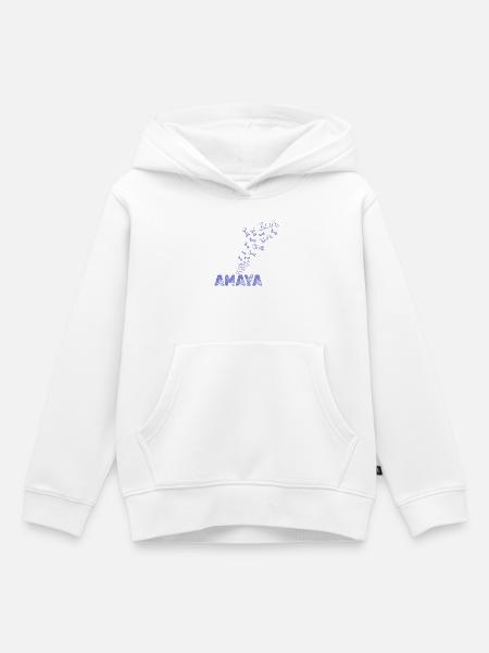 Geschenk für Amaya - Kinder Premium Organic Hoodie - Weiß