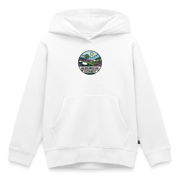 Lüneburger Heide Heidemodus Aktiviert  - Kinder Premium Organic Hoodie - Weiß - Vorne - AI Model Kid Female (0cm)