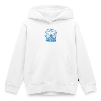 Endlose Sommersonnenlandschaft - Kinder Premium Organic Hoodie - Weiß - Vorne - AI Model Kid Female (0cm)