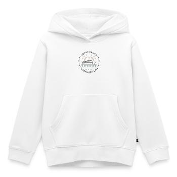 Gothenburg Passenger Line Vintage Harbor Badge - Kids Premium Organic Hoodie - white - Front - AI Model Kid Female (0cm)