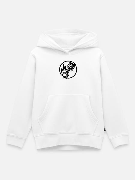 Tuning Symbol - Kinder Premium Organic Hoodie - Weiß