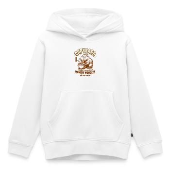 Capybara Ramen Nudeln Retro Kunst - Kinder Premium Organic Hoodie - Weiß - Vorne - AI Model Kid Female (0cm)