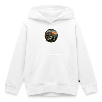 Design de vacances aux îles Canaries de Tenerife - Sweat Premium à capuche enfant bio - blanc - Devant - AI Model Kid Female (0cm)