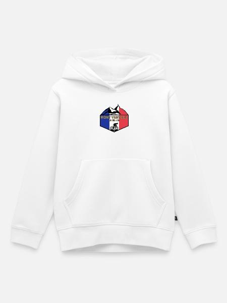 Mount Ventoux Deluxe - Kinder Premium Organic Hoodie - Weiß