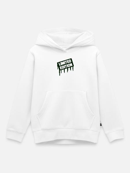 Limitierte Graffiti-Edition - Kinder Premium Organic Hoodie - Weiß