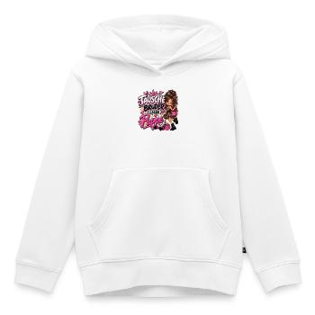 Tausche Bruder gegen Puppe - Kinder Premium Organic Hoodie - Weiß - Vorne - AI Model Kid Female (0cm)