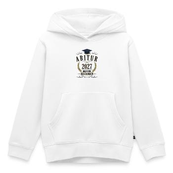 Abitur 2027 - Kinder Premium Organic Hoodie - Weiß - Vorne - AI Model Kid Female (0cm)