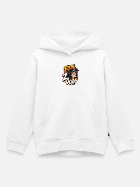 Berner Sennenhund - Kinder Premium Organic Hoodie - Weiß